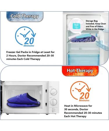 Hilph Ice Pack Slippers - 2 Pack for Foot Injuries | Hot Cold Therapy Gel | Plantar Fasciitis & Arthritis Relief | Chemotherapy & Neuropathy Support - Buy Online on GoSupps.com