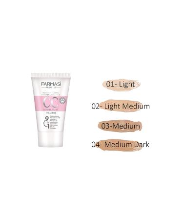 Farmasi CC Cream - Pure Natural Flawless Finish | Medium to Full Coverage - All Skin Types | 50mL - Buy Online on GoSupps.com