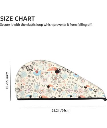 Funniest Birds Microfiber Hair Towel - Super Absorbent Coral Velvet Wrap for Long Curly & Thick Hair - Quick Dry Hair Cap for Women - Buy Online on GoSupps.com