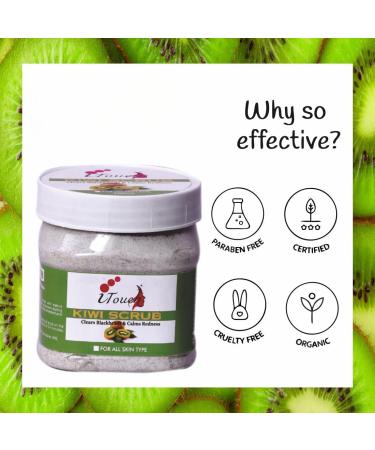 PRZX Kiwi Face & Body Scrub 500ml | Gentle Exfoliating Cleanser for All Skin Types | Refreshing & Paraben-Free Formula | Deep Cleansing Scrub - Buy Online on GoSupps.com