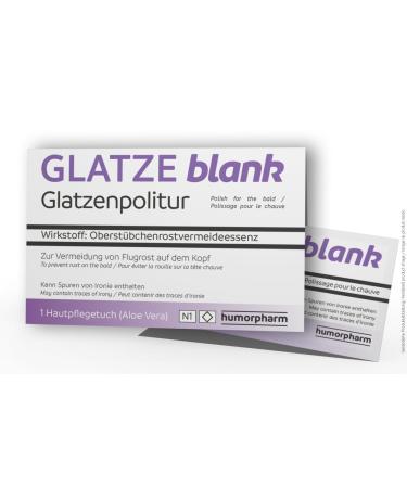 GLATZE blank - Polishing for the bald - joke article