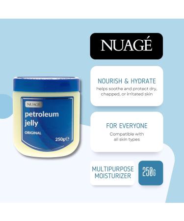 Nuage Petroleum Jelly 250g Multipurpose Moisturizer for Skin and Lips (Pack of 12 1.0 count) 750 g (Pack of 4) 3000.0 - Buy Online on GoSupps.com