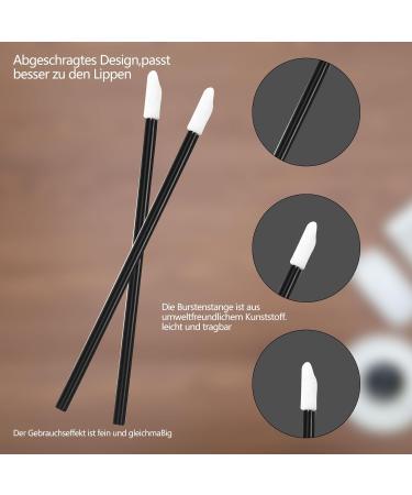 300 Pieces Makeup Lipstick Brushes & Applicators - Black Lip Gloss & Lip Brush Set for Flawless Makeup - Buy Online on GoSupps.com
