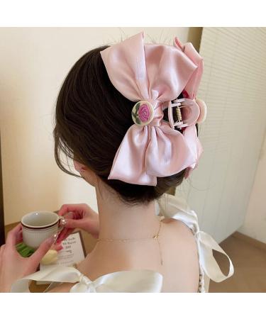 3 Pack Non-Slip Pink Hair Claw Clips for Women - Strong Grip Hair Accessories Gift Set for Thick and Thin Hair - Buy Online on GoSupps.com