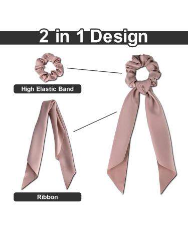 Besbomig 6-Piece Chiffon Flower Hair Ties | Elastic Ponytail Holders for Women & Girls - Color 3 - Stylish Hair Accessories - Buy Online on GoSupps.com