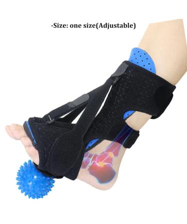 Plantar Fasciitis Night Splint & Foot Drop Brace - Lightweight Heel Pain Relief for Men & Women - Ankle Support - Buy Online on GoSupps.com