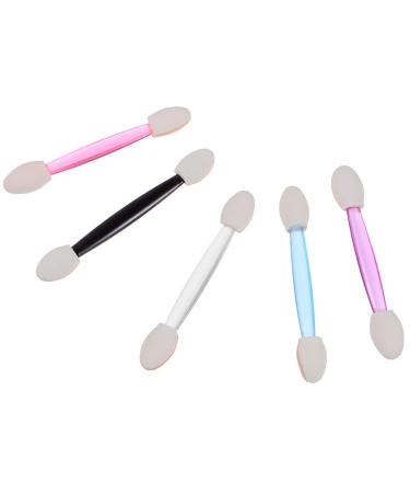FOMIYES 5 Boxes Double Ended Eyeshadow Brush Disposable Makeup Dual Sides Eyeshadow Tool