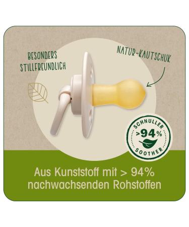 Buy Pack of 2 Cherry Green Natural Latex Pacifiers for 0-6 Months - Safe & Comfortable - Buy Online on GoSupps.com