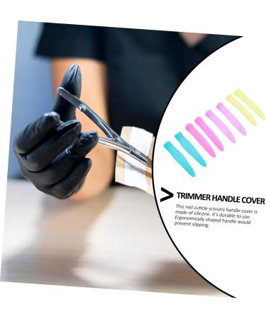 minkissy 4 Pairs Cuticle Nipper Handle Sleeve Scissor Tip Protectors Scissors Sewing Cat Nail Caps Scissors Sleeve DIY Scissor Cuticle Scissors Silica Gel Scabbard Embroidered - Buy Online on GoSupps.com