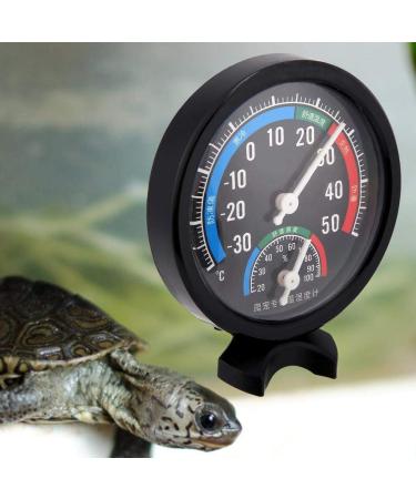 Reptile Thermometer Hygrometer 2 in 1 Reptile Terrarium Temperature Hygrometer Dial Gauges Reptile Thermometer for Lizard Tortoise Spider - Buy Online on GoSupps.com
