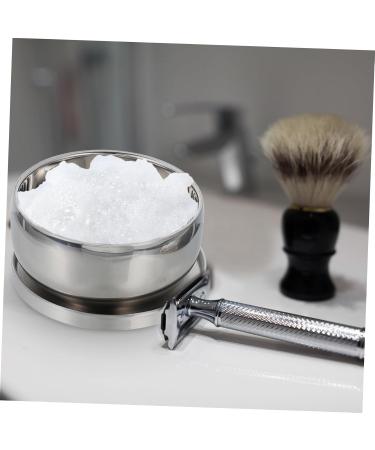 Angoily Stainless Steel Razor Shell Foam Bowl - Travel Shaving Accessory for Men | Practical Razor Container | 11x5.5cm - Buy Online on GoSupps.com