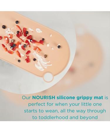 Vital Baby Nourish Silicone Grippy Mat - Baby Led Weaning - Sweet Butterscotch (W49cm x D24.5cm) - Buy Online on GoSupps.com