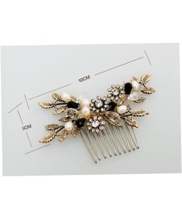 Ipetboom 1pc Bridesmaids Accessories Bride Comb Rhinestone Comb Wedding Hair Clips Bridal Hair Comb Gold Headpiece Comb for Bride Tiara Rhinestone Hair Comb S870 Wedding Accessories Fashion - Buy Online on GoSupps.com