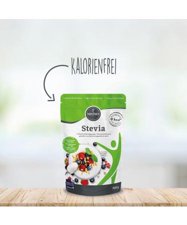8x Borchers Stevia Crystalline Sweetener - Low-Calorie Value Pack 700g | Healthy Sugar Substitute - Buy Online on GoSupps.com