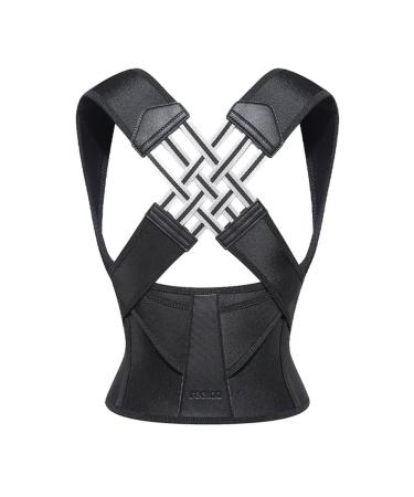 JXZXC Adjustable Back Posture Corrector Belt Women Men Prevent Slouching Relieve Pain Posture Corrector Black XXL