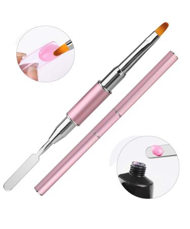Dual-Ended Gel Brush & Picker - Mwoot Stainless Steel 2-in-1 Nail Tool for Gel & Acrylic Extensions - Perfect for Manicure - Buy Online on GoSupps.com