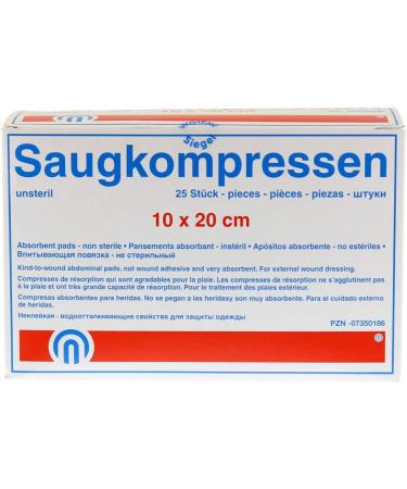 Suction Compresses 10x20cm Unsteril - Bulk Purchase for Medical Use | Fast International Shipping - Buy Online on GoSupps.com