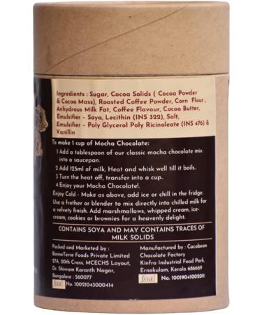 Honey and Spice Mocha Chocolate Mix Enjoy Hot or Cold Sourced from The Malabar Region 200 Gm - Buy Online on GoSupps.com