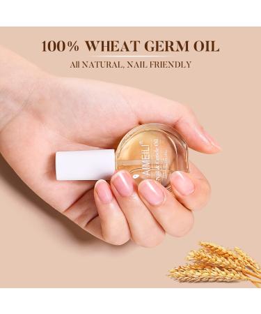 AIMEILI Hema Free No Wipe Top Coat Base Coat & Cuticle Oil Set | Glossy Shine | Long Lasting DIY Gel Nail | Cuticle Oil Care - Buy Online on GoSupps.com