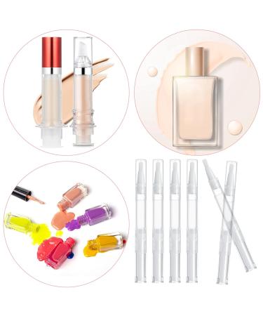Forynxhwin 10 Pack Empty Nail Oil Pens - Refillable Transparent Brush Pencils for Lip Gloss & Cosmetics - Buy Online on GoSupps.com