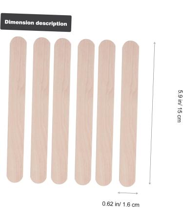 Minkissy 400 Disposable Beauty Bar Tools - Fleece Fabric Wax Strips & Wood Spatula for Body Hair Removal - Buy Online on GoSupps.com