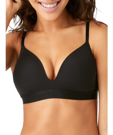 b.tempt'd by Wacoal Opening Act Wire-Free Plunge T-Shirt Bra 34A Night