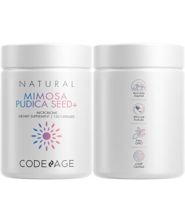 Codeage Organic Mimosa Pudica Seed Capsules - All-in-One Sensitive Plant Supplement (2 Pack) - Buy Online on GoSupps.com