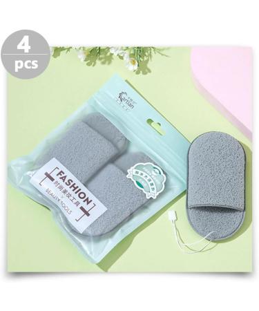 Beaupretty 4pcs Face Wash Esponjas Para Maquillaje Makeup Facial Cleaning Puffs Reusable Face Pads Esponjas Faciales Face Cleaning Puffs Facial Cotton Pads Cleansing Scrubber Sponge 1 count (Pack of 1) Grey - Buy Online on GoSupps.com