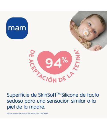 MAM Perfect Start S188 - Ultrathin Silicone Pacifier for 0-2 Months | 2 Pack with Self-Sterilizing Box | Flexible & Extra Soft | International Shipping Available - Buy Online on GoSupps.com