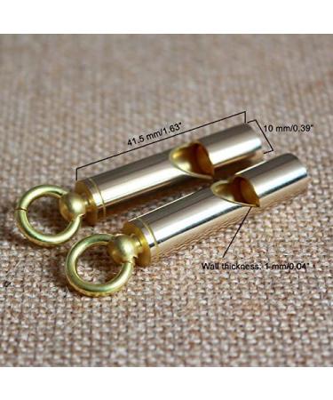 Outmate Mini Whistle Premium Emergency Whistle - Brass Loud Version (2 PCS) - Buy Online on GoSupps.com