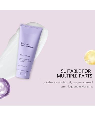 Effective and gentle hair removal cream painfree hair removal for sensitive skin soothes and moisturizes for soft smooth and silky skin for body face and bikini zone 1 - Buy Online on GoSupps.com