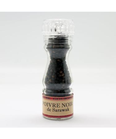 Poivre noir de Sarawak - Grand moulin rechargeable 60 g