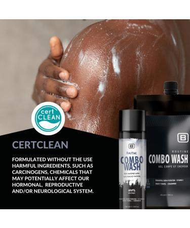 Routine Combo Wash - EWG VERIFIED - Organic 2-in-1 Shampoo & Body Wash | Cruelty-Free & Vegan | International Shipping - Buy Online on GoSupps.com