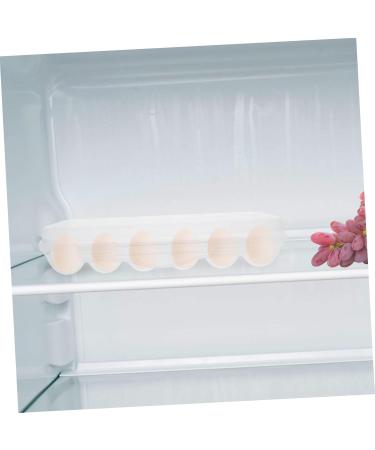 Zerodeko 2pcs Egg Preservation Box Fridge Refrigerator Eggs Egg Holder Dispenser Egg Plate re-usable - Buy Online on GoSupps.com