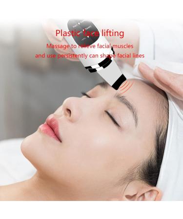 Ultrasonic Skin Scrubber Vibration Face Spatula Blackhead Remover - Pink - Buy Online on GoSupps.com