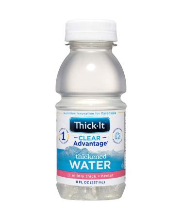 Thick-It Clear Advantage Eau douce et paisse consistance nectar pr te boire aide avaler digestible hydratation en d placement pratique et pr te l'emploi pas de m lange n cessaire L g rement pais Eau 236.59 ml (Lot de 1)