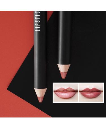  LINGJIONG 2 long-lasting matte lip pencils with high color payoff - Waterproof - Easy to apply - For everyday wear weddings travel - Buy Online on GoSupps.com