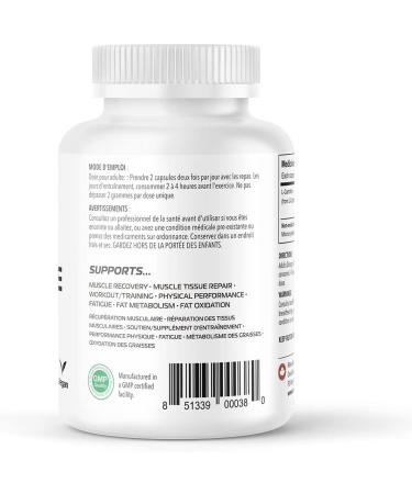 One Brand Nutrition L-Carnitine 750 mg (120 Caps) | Vegan - Buy Online on GoSupps.com
