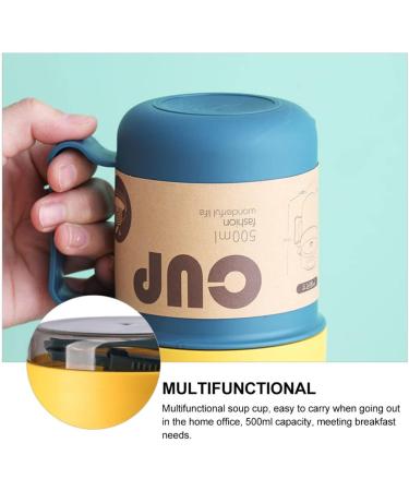 Veemoon 3 Pcs Soup Cup Breakfast Cup Vacuum Bento Lunch Bag Women Microwavable Cup Insulated Food Jar Portable Stainless Coffee Mug Sealing Milk Cup Pp Travel With Cover Microwave Oven Cup - Buy Online on GoSupps.com
