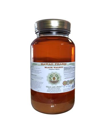 Black Walnut Alcohol-Free Liquid Extract Organic Black Walnut (Juglans Nigra) Dried Hull Glycerite Hawaii Pharm Natural Herbal Supplement 32 oz Unfiltered 32 Fl Oz (Pack of 1)