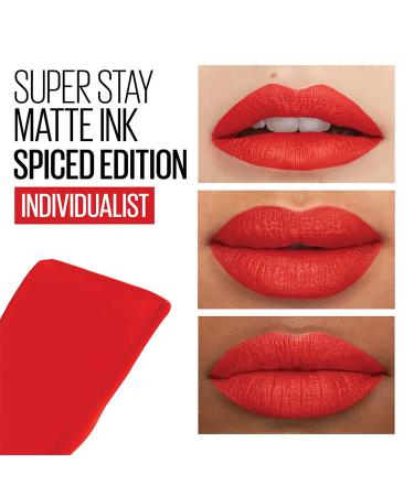Maybelline SuperStay Matte Ink Liquid Lipstick - Individualist Spiced Edition (0.17 fl oz) - Buy Online on GoSupps.com