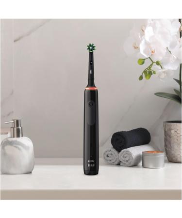 Oral-B Pro 3 Electric Toothbrush - Christmas Gift for Adults | 3 Modes, Teeth Whitening, 1 Cross Action Head | UK Plug 3000 Black - Buy Online on GoSupps.com