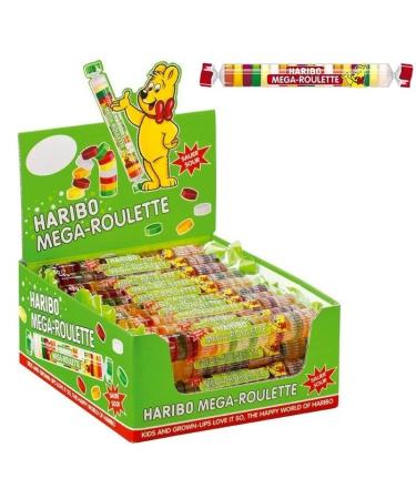 Haribo Mega Roulette Sour 12 Envelopes 45g