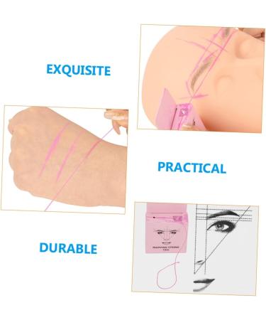 Healeved 5pcs Eyebrow Mapping Line Eye Brow Corrector Eyebrow Positioning Ruler Portable Ink Line Ruler - Buy Online on GoSupps.com