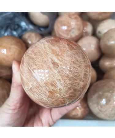 Natural Crystal Rough Home Natural Crystal Stone Peach Moonstone Polished Yellow Moonstone Crystal Ball ERBDRGAZ (Size : 9-10cm) - Buy Online on GoSupps.com