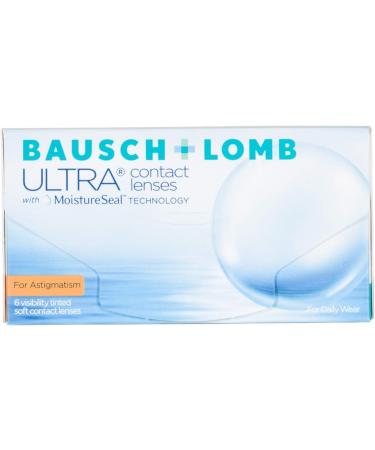 Buy Bausch + Lomb ULTRA Monthly Soft Lenses for Astigmatism | 6 Pieces | BC 8.6 mm | DIA 14.5 mm | CYL -0.75 | AXIS 180 | -2.25 Diopters | Ships Worldwide - Buy Online on GoSupps.com