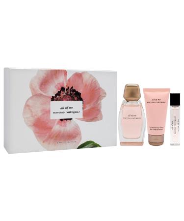 Narciso Rodriguez All Of Me for Women - 3 Pc Gift Set 3.3oz EDP Spray 1.6oz Body Lotion 0.33oz EDP Spray - Buy Online on GoSupps.com