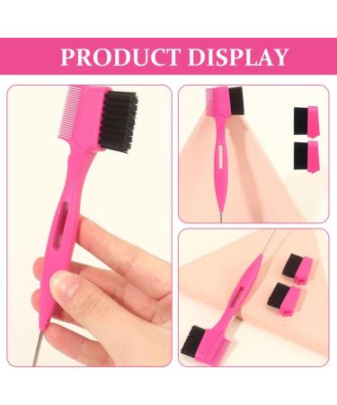 PATKAW Eyebrow Brush and Comb Set Eye Brow Brush Applicator Spoolie Firm Thin Angled Eyebrow Brush Eyeliner Brush Kit Precision Application & Blending - Buy Online on GoSupps.com