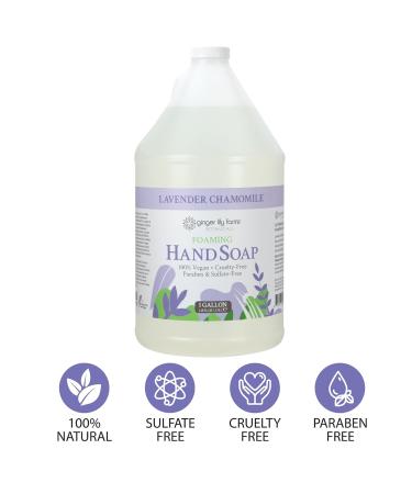 Ginger Lily Farms Botanicals All-Purpose Foaming Hand Soap Refill 100% Vegan & Cruelty-Free Lavender Chamomile Scent 1 Gallon (128 Fl Oz) Lavender Chamomile 128 Fl Oz (Pack of 1) - Buy Online on GoSupps.com