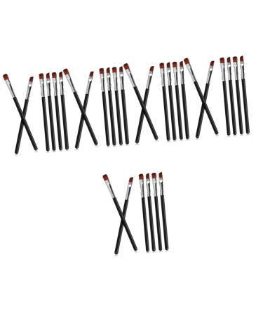 FRCOLOR 30 Pieces Eyebrow Brush Makeup Tools Cosmetic Supplies Makeup Brush Eyebrow Brush Eyelash Beauty Tool Brush Fine Angled Eyebrow Trimming Eyeliner Brush Lip Brush